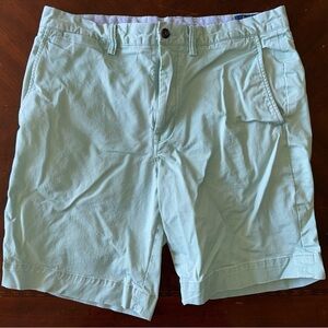 Polo Ralph Lauren Light Green Flat Front Shorts